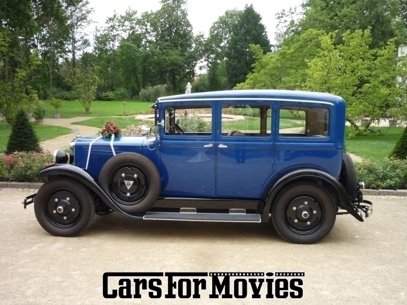 CarsForMovies | Adler Favorit 1931 Deutschland Blau Beige Zivilfahrzeug Limousine Sachsen 1648 Oldtimer 